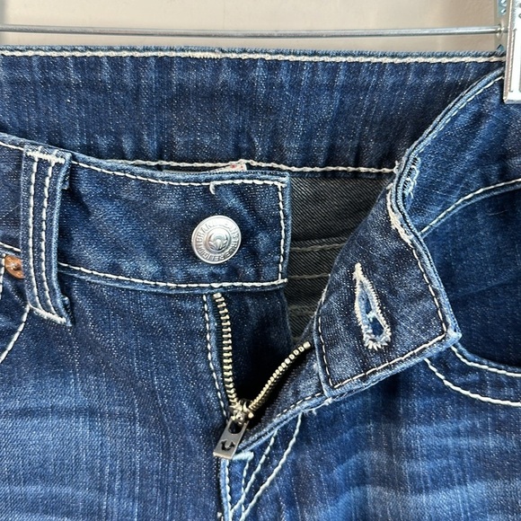 True Religion Becky White Stitch Bootcut Jeans Size 28 - Picture 13 of 16